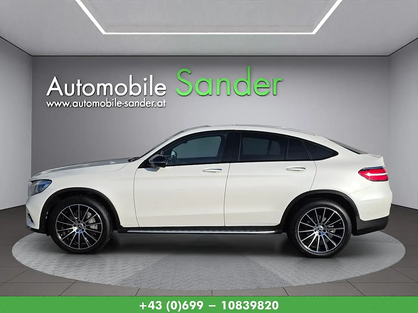 Mercedes-Benz GLC 350 d Coupé 4MATIC Aut.*AMG/20 ZOLL/AHK/VOLL* Weiß - 2