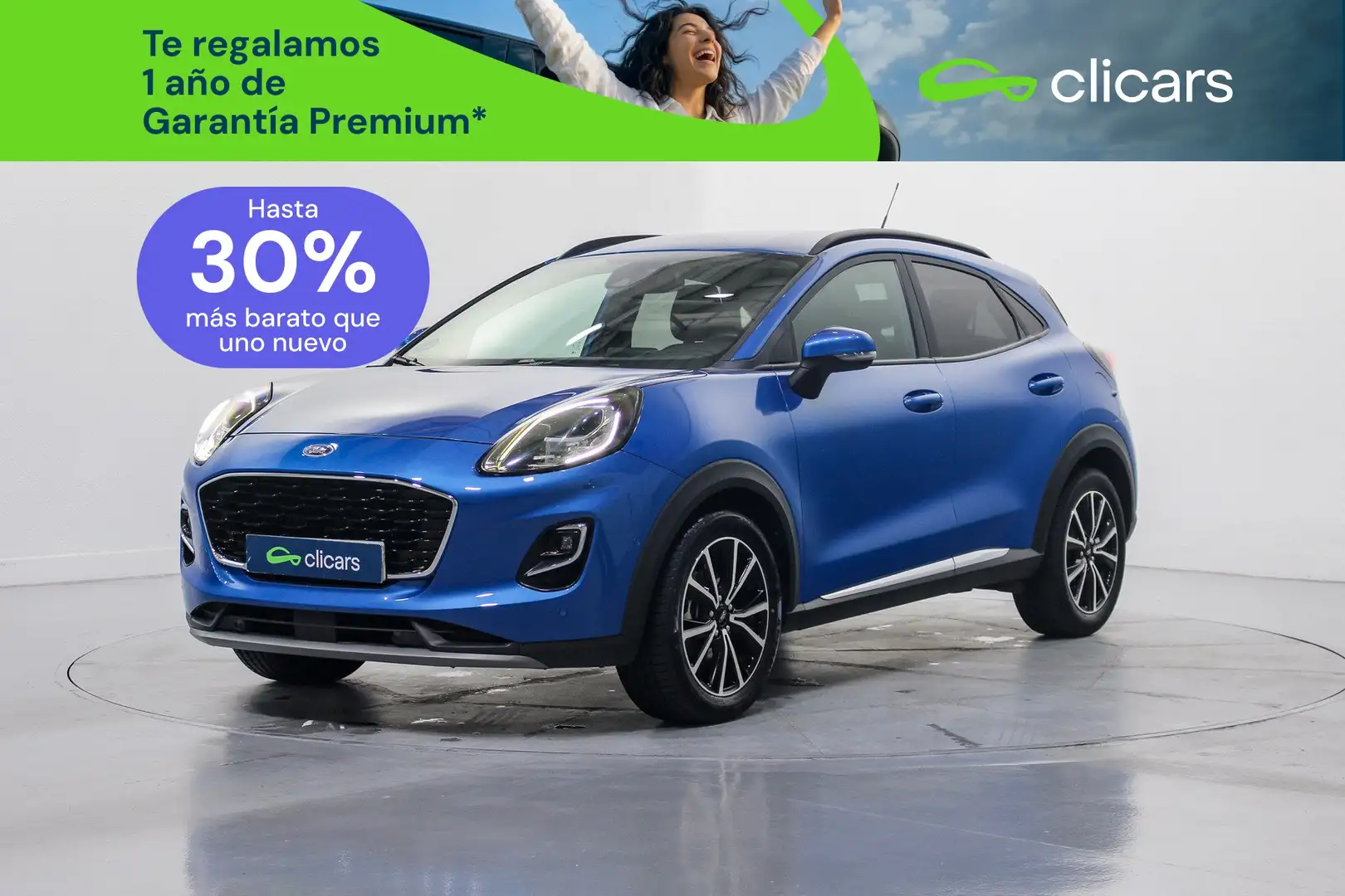 Ford Puma 1.0 EcoBoost MHEV Titanium 125 Azul - 1