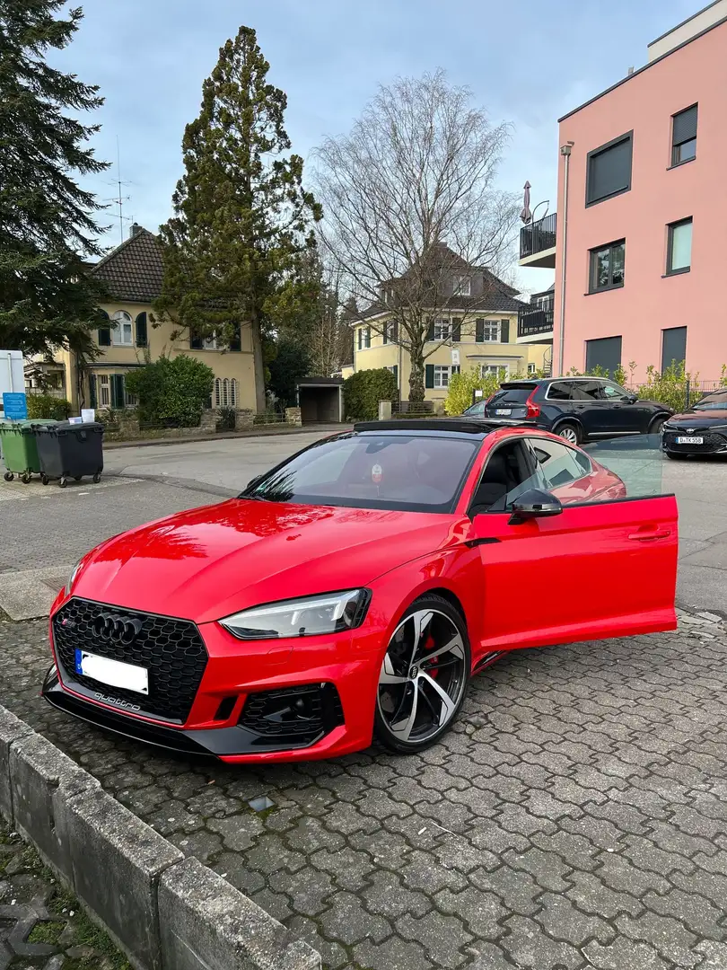 Audi RS5 VOLL / 1a Interieur und Exterieur / seriös Rot - 1