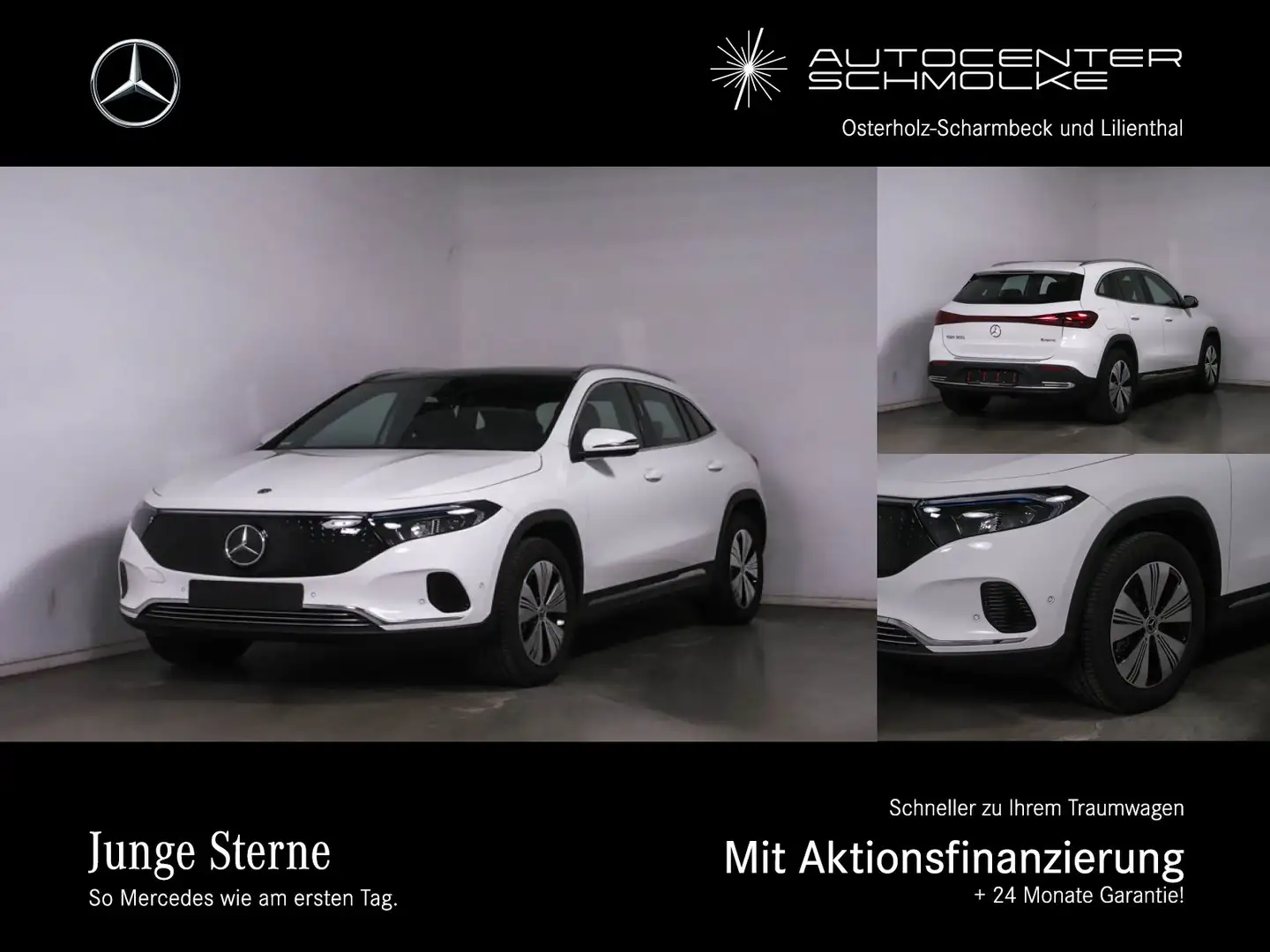 Mercedes-Benz EQA 300 EQA 300 4-MATIC ADVANCED*AHK*VERKEHRSZEICHEN-ASS Weiß - 1