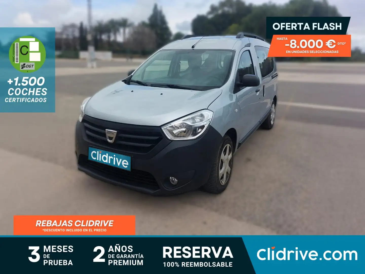 Dacia Dokker 1.6 Essential 75kW Gris - 1