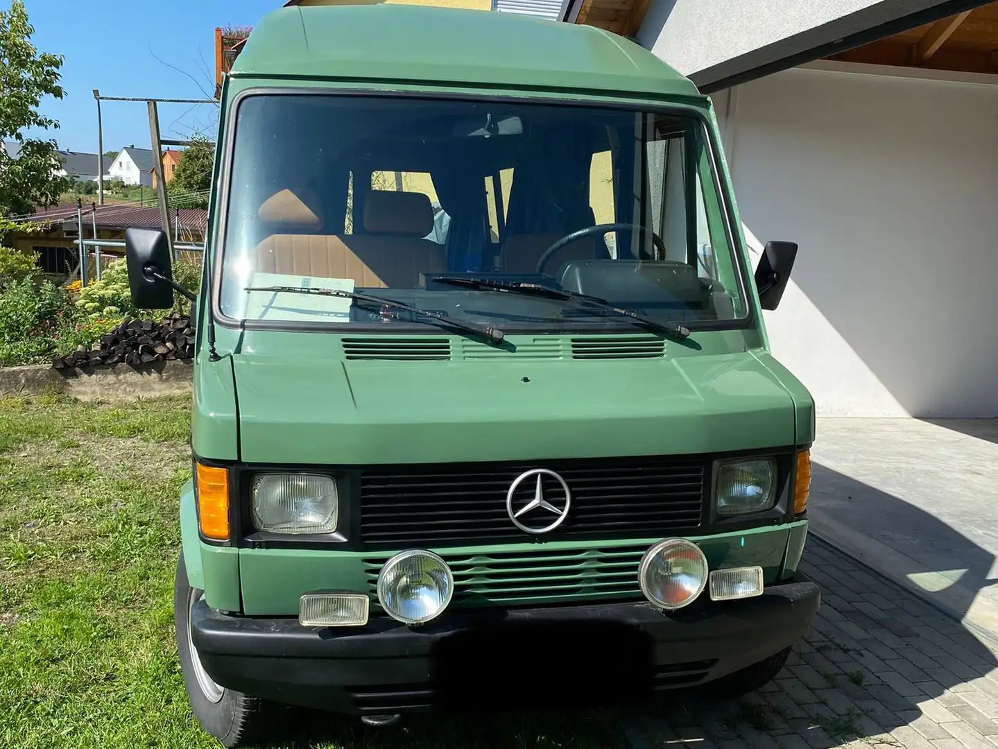 Mercedes-Benz 308 Wohnmobil mit H-Kennzeichen, Campingbus, Oldtimer Grün - 2
