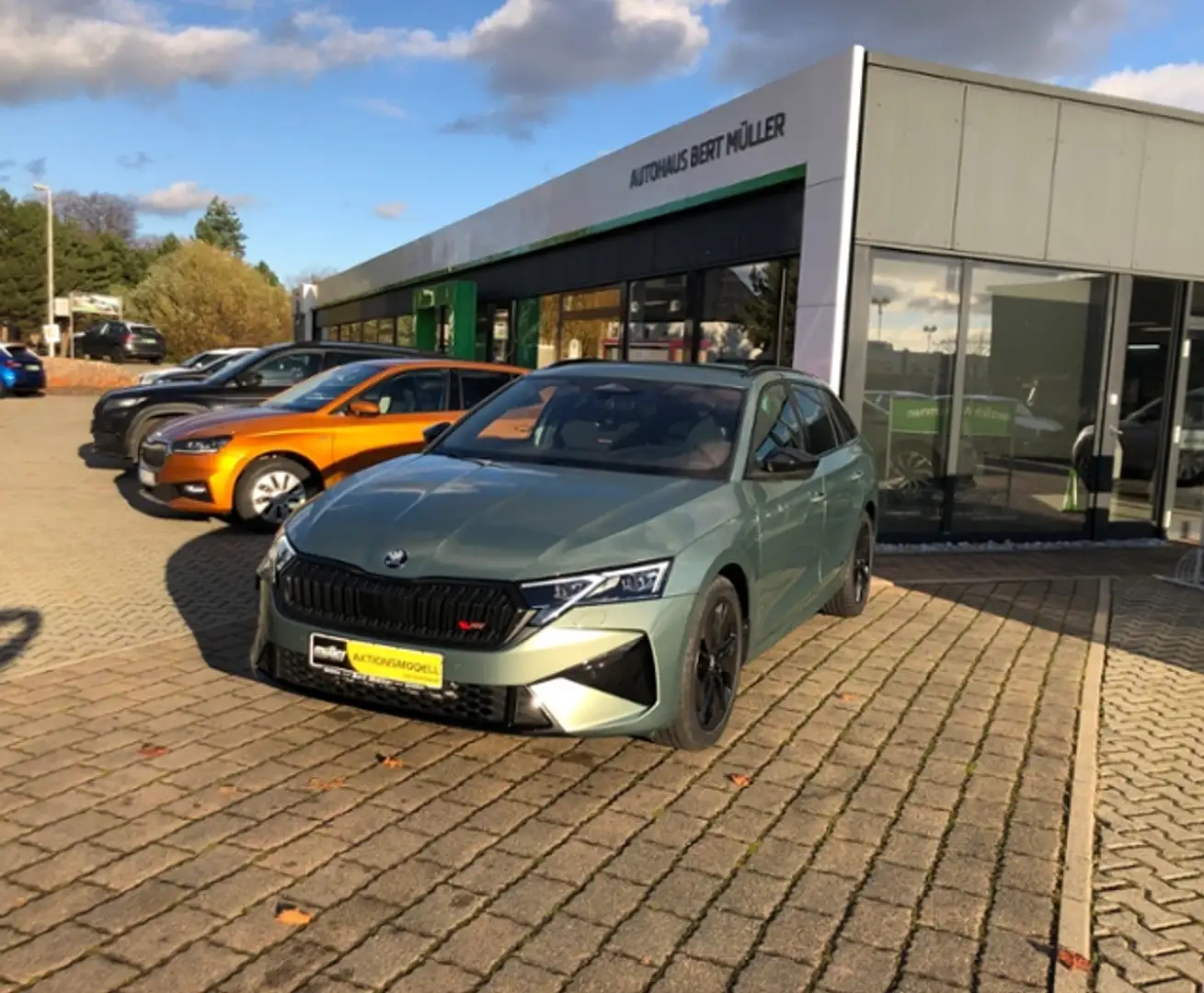 Skoda Octavia Combi RS Navi Matrix SmartLink Kamera Grün - 2