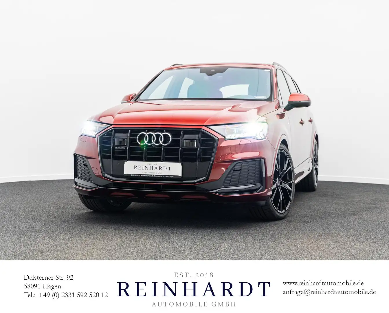 Audi Q7 50TDi Q S LINE BLACK /ACC/MATRIX/NIGHT/AHK/VC Rot - 1