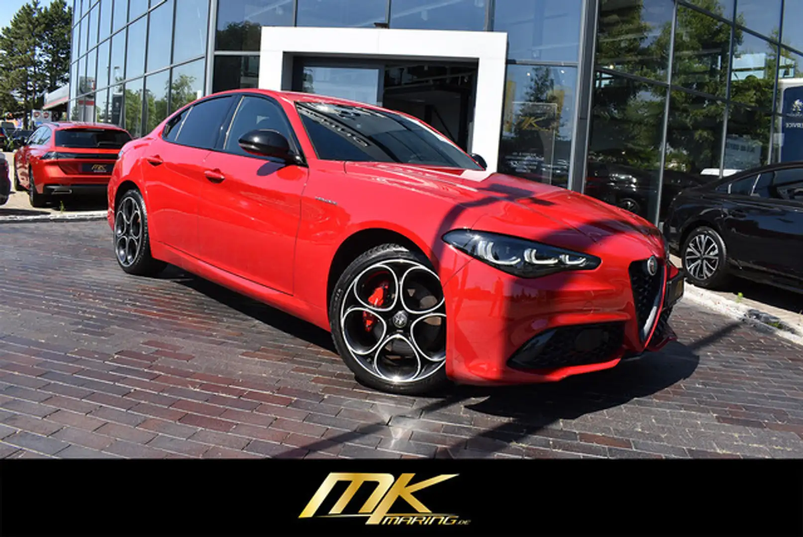Alfa Romeo Giulia VELOCE Q4*MATRIX*ACC*CARPLAY*F1*H&K SOUND Rood - 1
