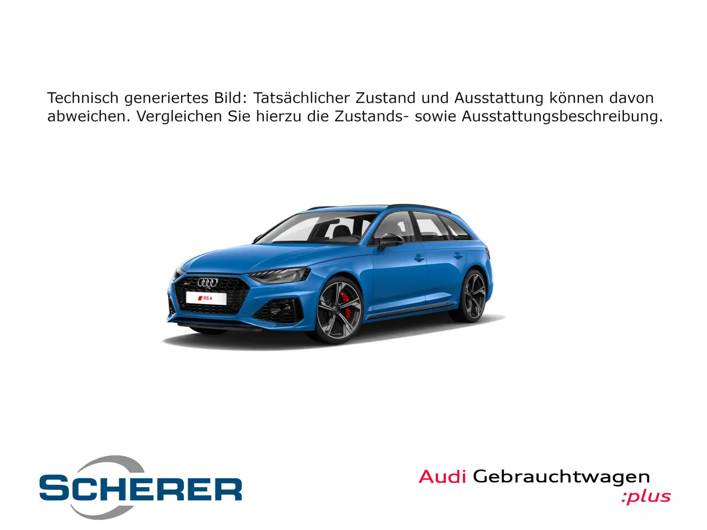 Audi RS4 RS4 Avant Quattro HEAD-UP PANO NAVI SHZ V+H Bleu - 1