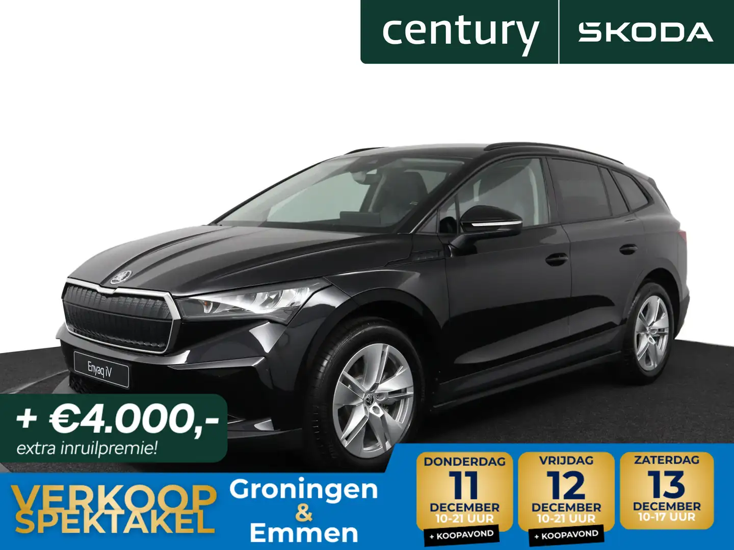 Skoda Enyaq Selection Elektromotor 125 kW / 170 PK SUV Elektri Negru - 1