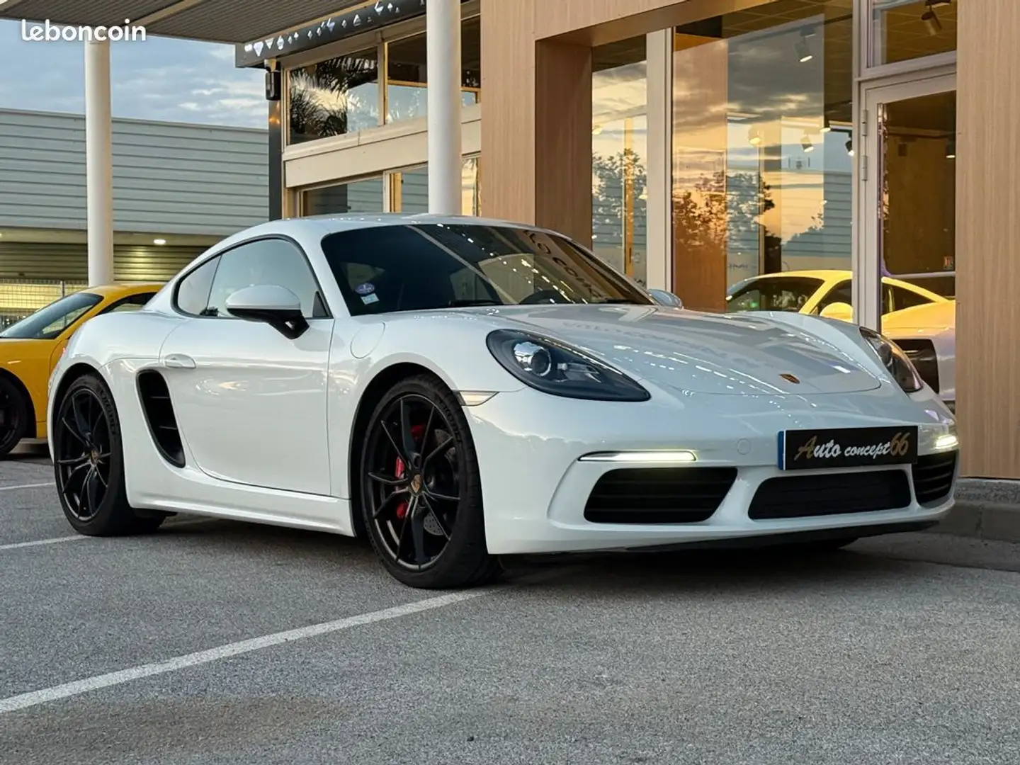 Porsche 718 CAYMAN S 2.5 350ch PDK Blanc - 1
