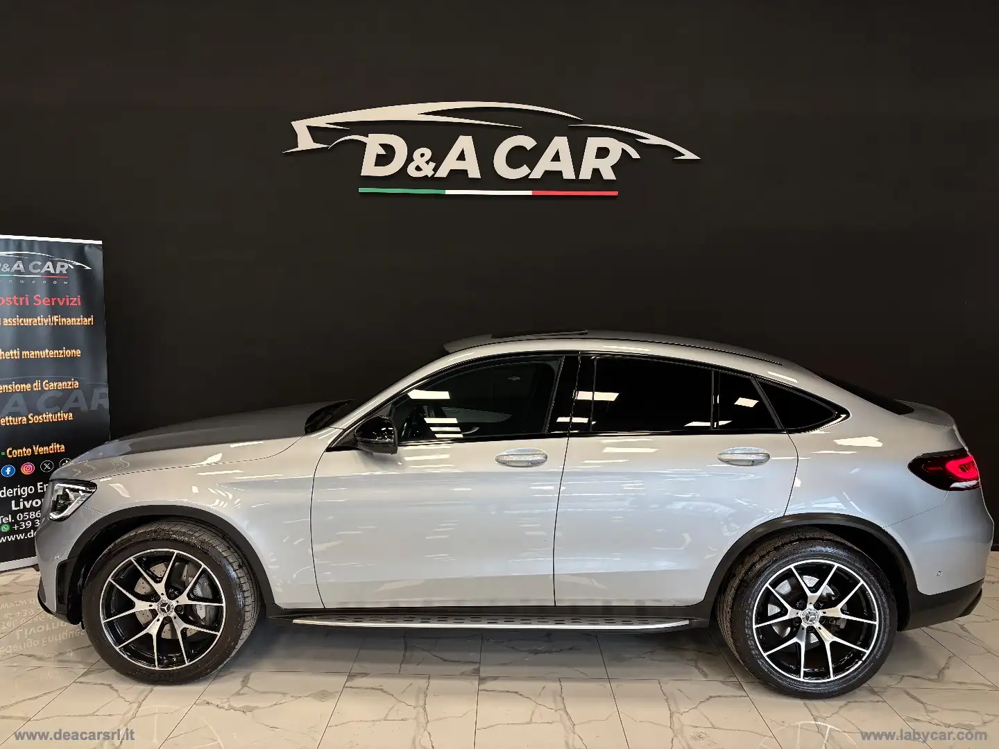 Mercedes-Benz GLC 220 GLC 220 d 4Matic Coupé Premium Plus Argent - 2