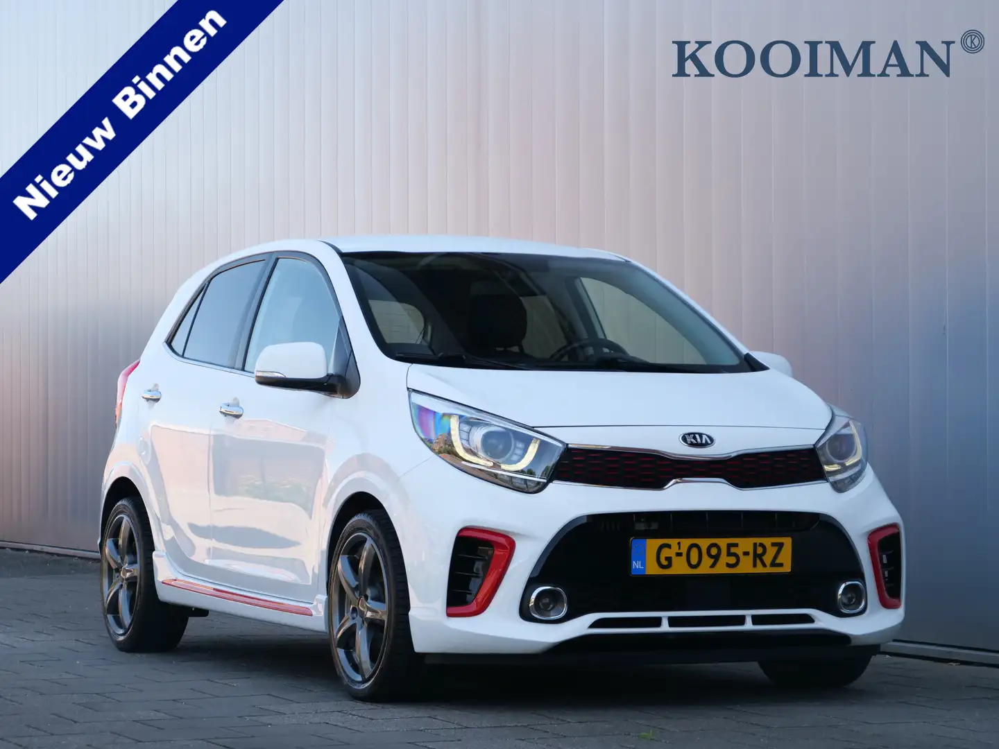 Kia Picanto 1.0 T-GDI 100pk GT-Line Leer / Camera / Stoelverwa Wit - 1