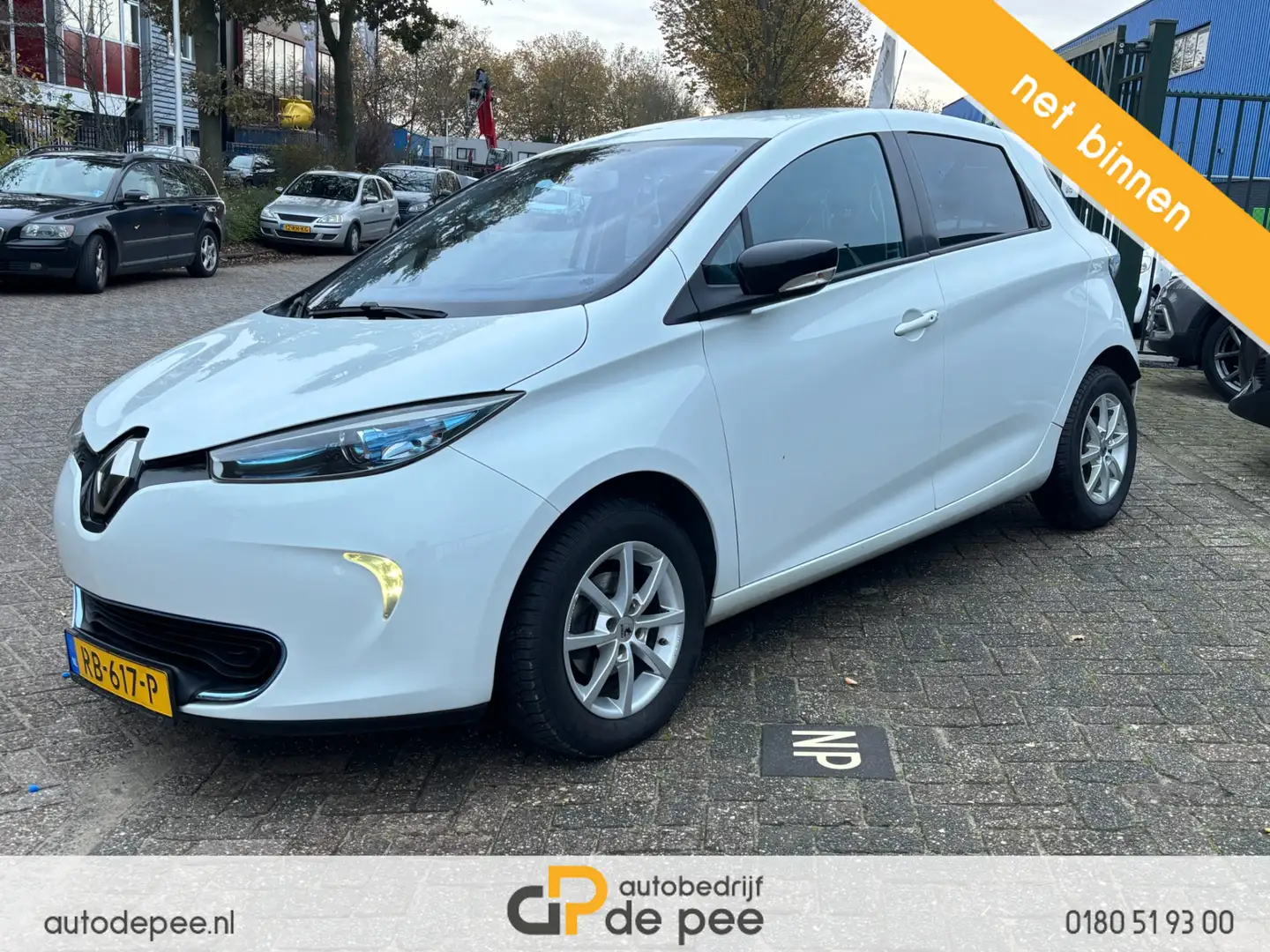 Renault ZOE Q210 Zen Quickcharge 22 kWh GARANTIE/INCL.ACCU/LM. Blanc - 2