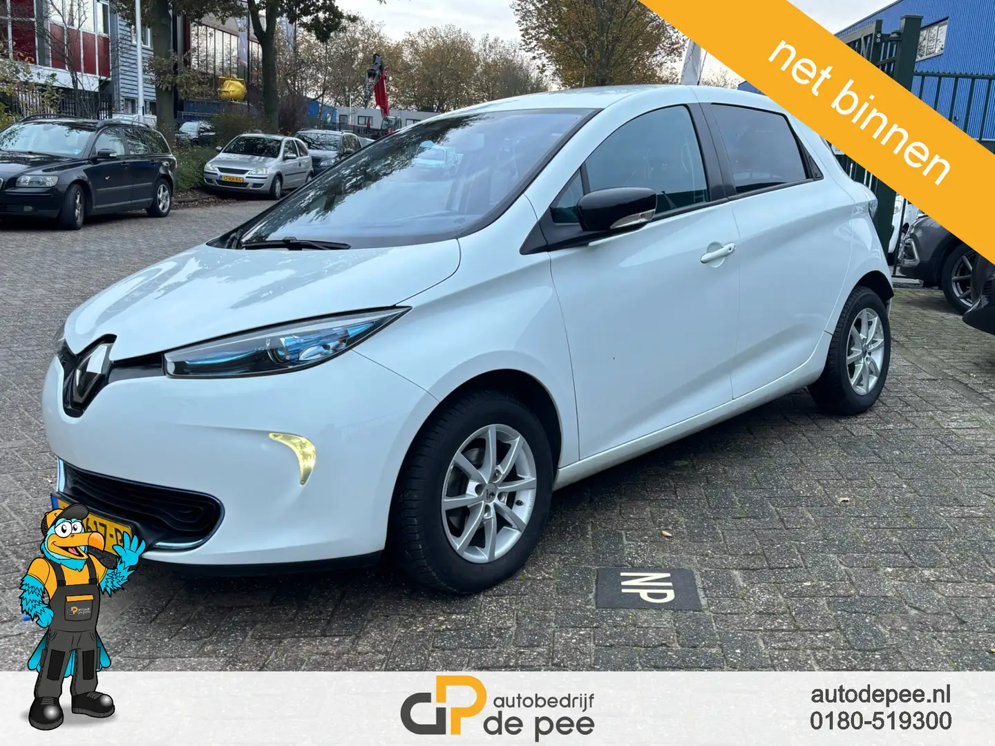Renault ZOE Q210 Zen Quickcharge 22 kWh GARANTIE/INCL.ACCU/LM. Weiß - 2