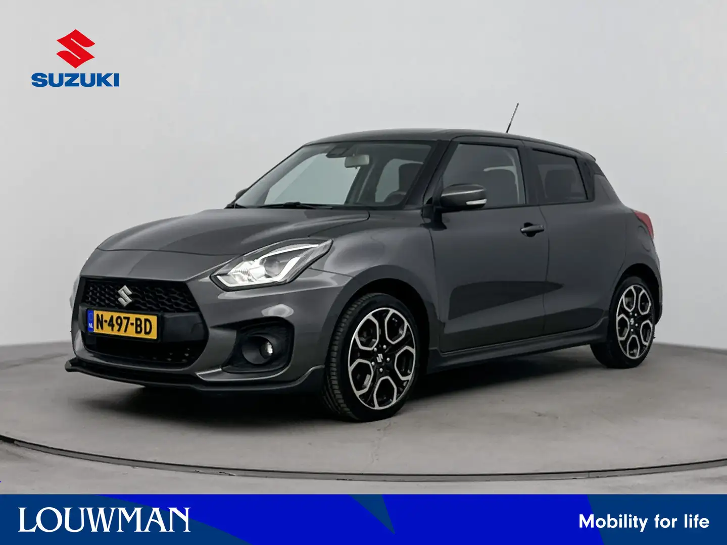 Suzuki Swift 1.4 Sport Smart Hybrid | Parkeersensoren | Stoelve Grijs - 1