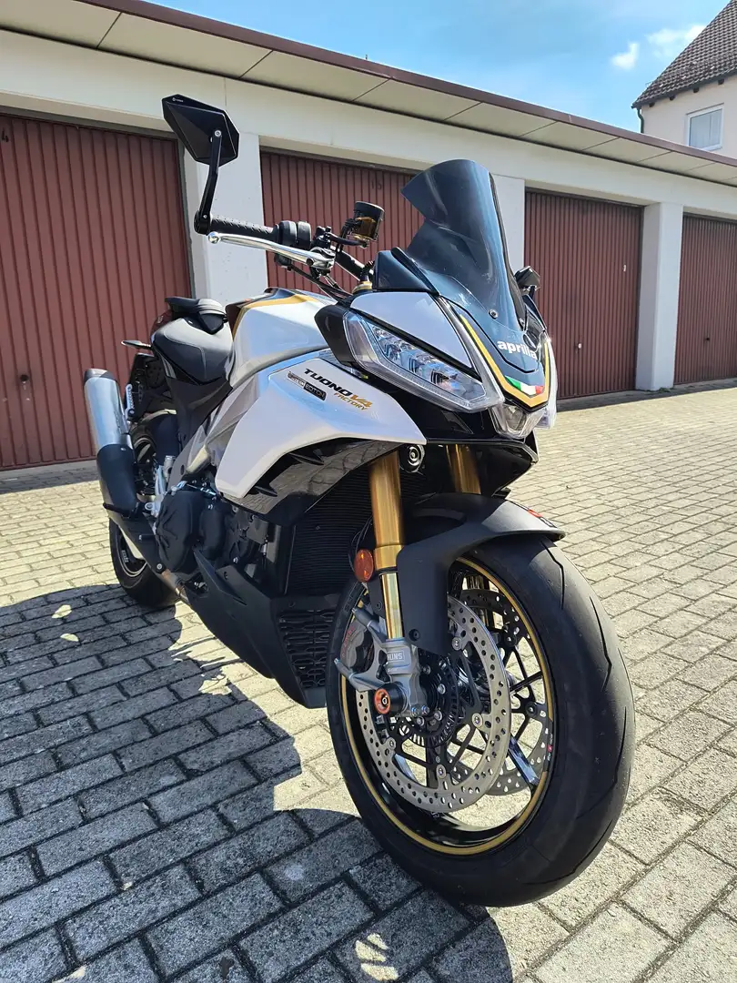 Aprilia Tuono V4 FACTORY nur 500 km! Alb - 1