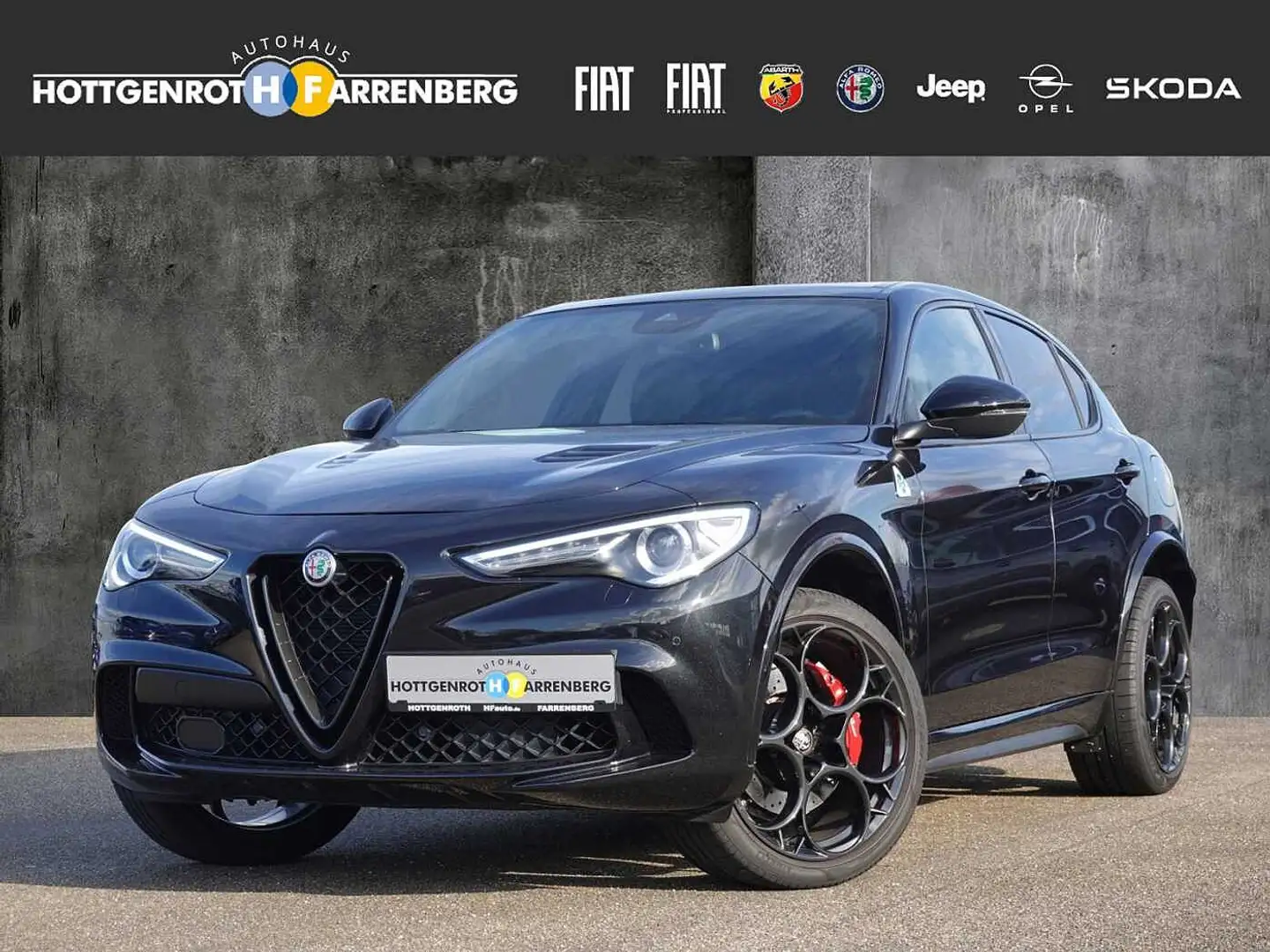 Alfa Romeo Stelvio Quadrifoglio Q4 Akrapovic Auspuff Schwarz - 1
