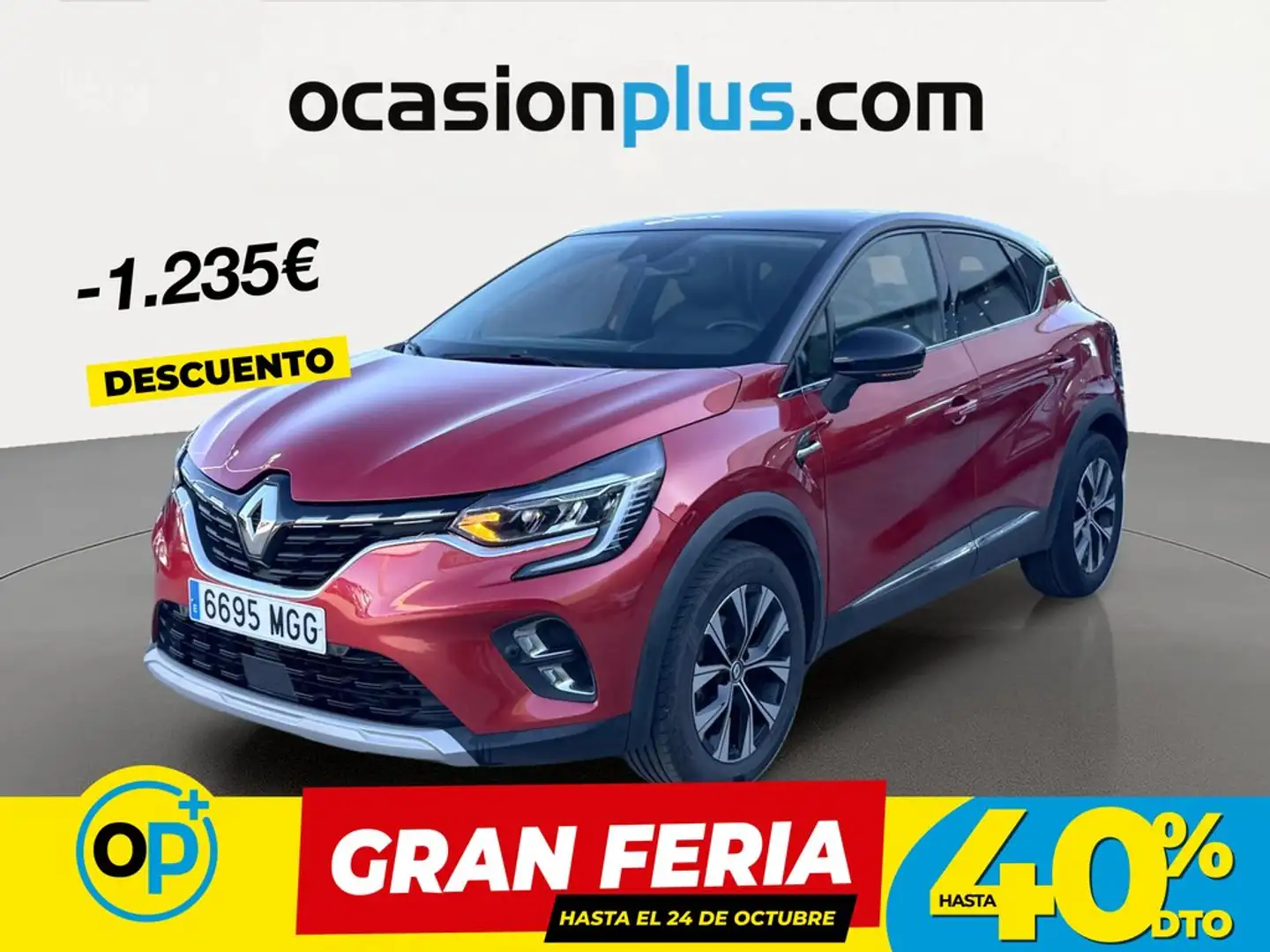 Renault Captur TCe Techno 67kW Rojo - 1