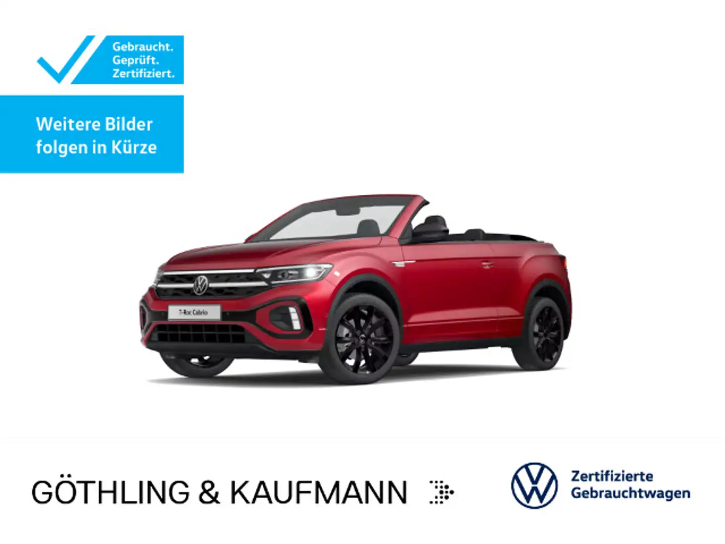 Volkswagen T-Roc R-Line 1.5 TSI DSG*NAVI*KAM*STDH Rot - 1