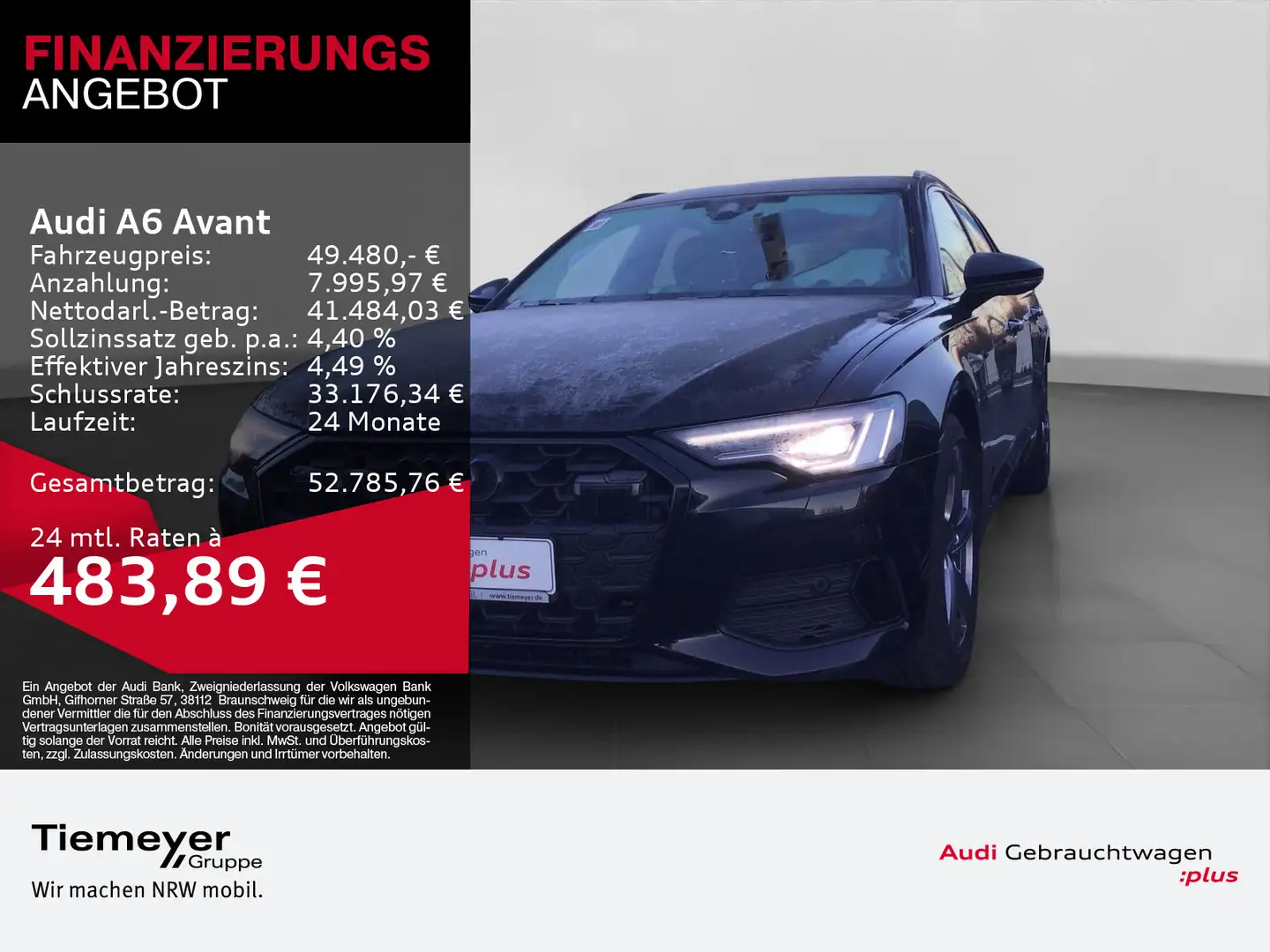 Audi A6 45 TDI Q ADVANCED MATRIX AHK KAMERA LED Schwarz - 1