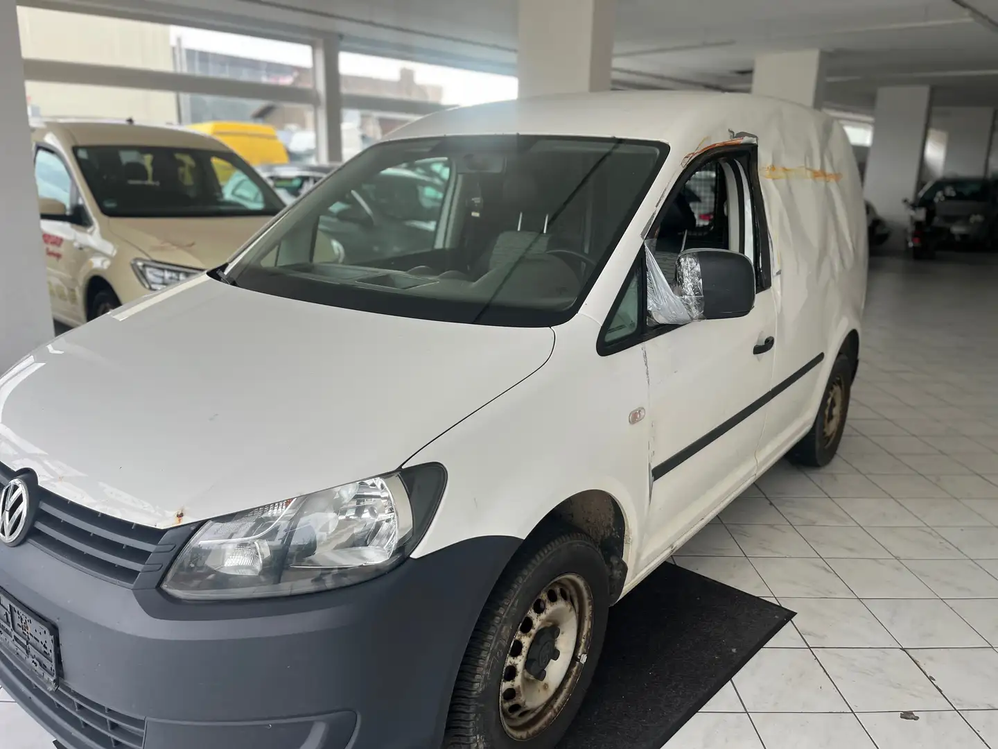 Volkswagen Caddy 1.6 TDI BMT Trendline Kasten Blanc - 1