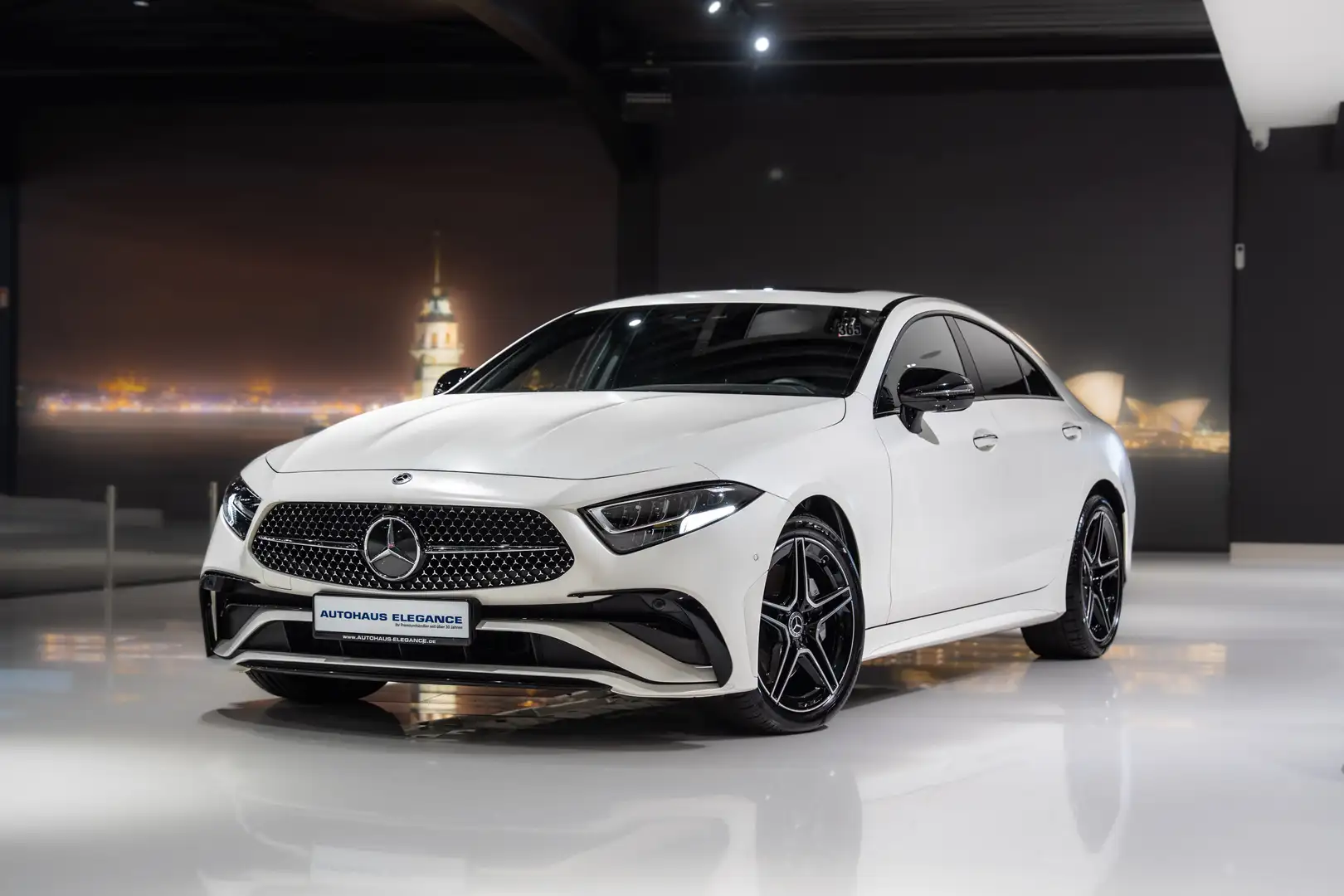 Mercedes-Benz CLS 400 d 4Matic*AMG-LINE*NIGHT* 360°*HEAD-UP* Blanc - 1