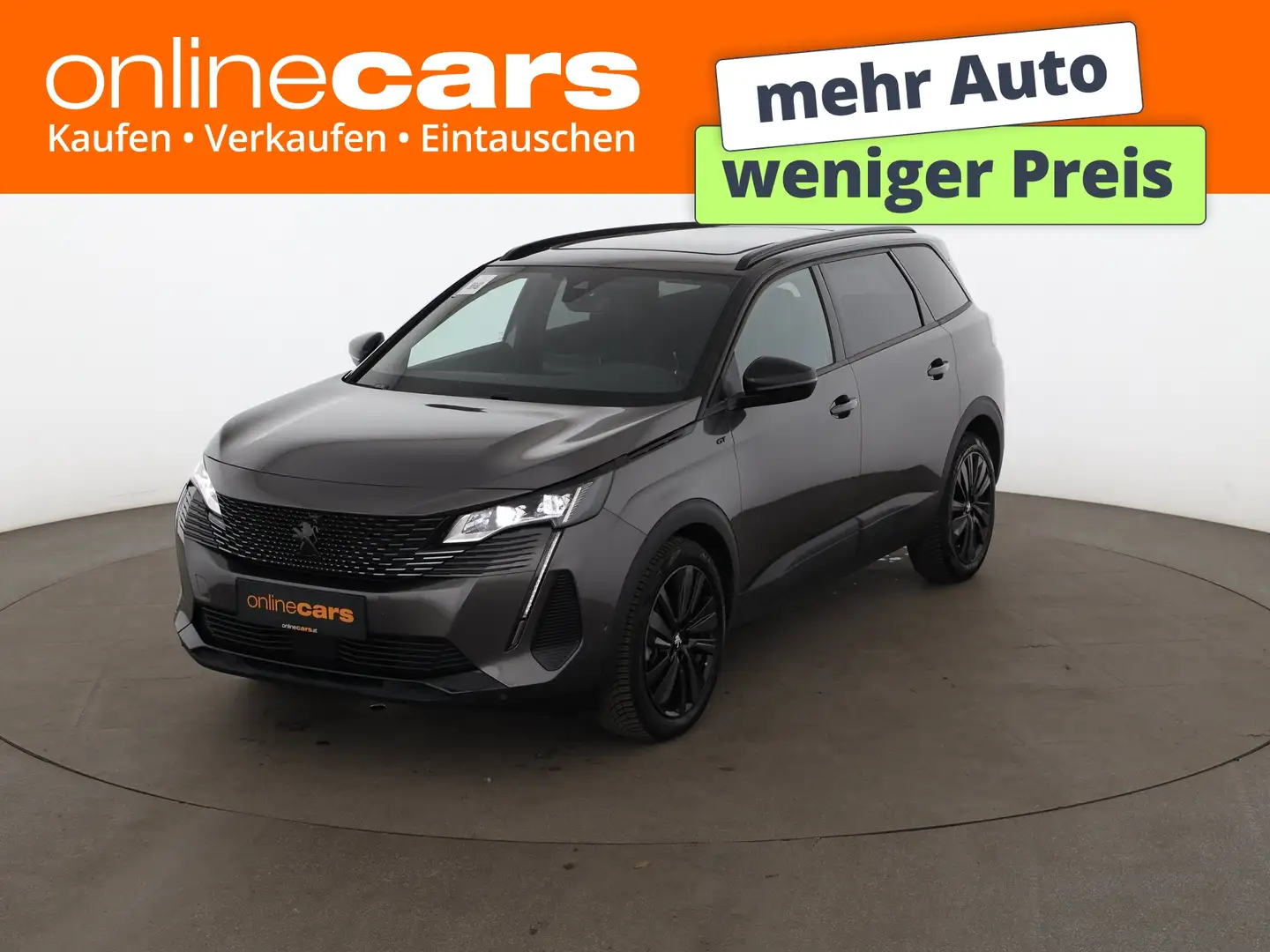 Peugeot 5008 1.2 GT Aut 7-SITZER LED AHK RADAR SITZHZG Grau - 1