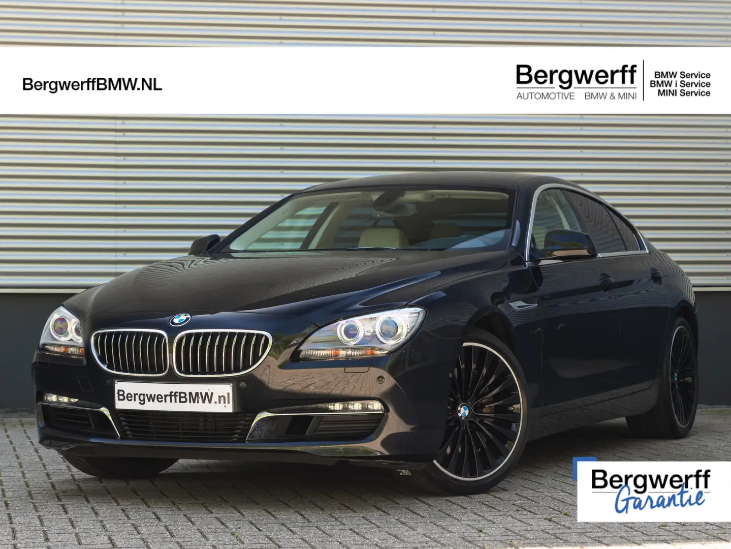 BMW 640 6-serie Gran Coupé 640i High Executive - Adaptive Zwart - 1