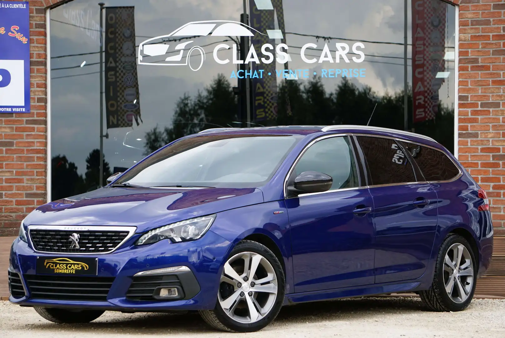 Peugeot 308 SW 1.5 BlueHDi GT Line NAVI CARPLAY KEYLESS CARNET Bleu - 1