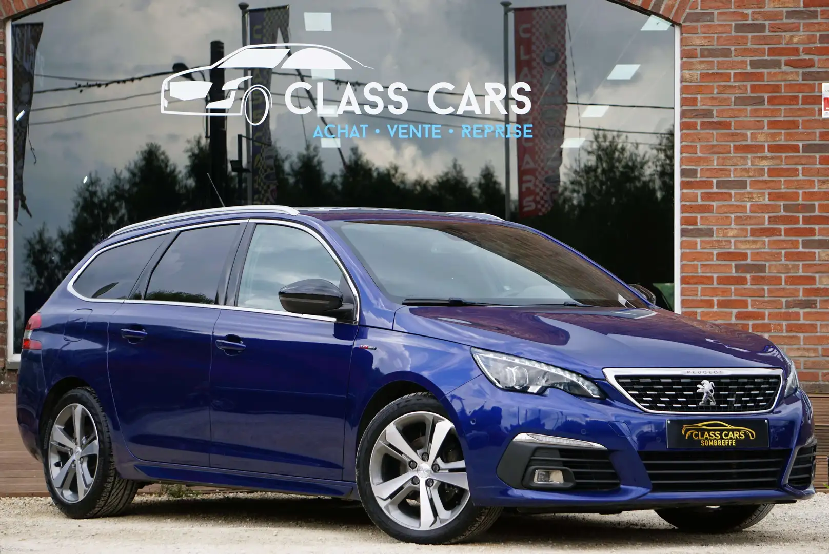 Peugeot 308 SW 1.5 BlueHDi GT Line NAVI CARPLAY KEYLESS CARNET Bleu - 2