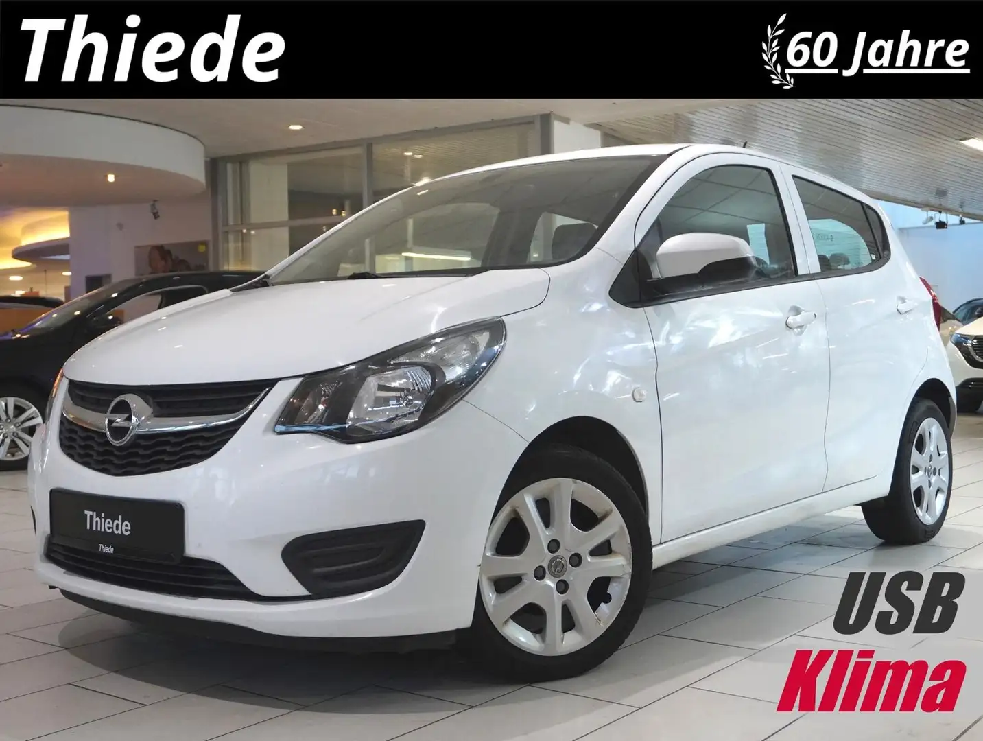 Opel Karl 1.0 EDITION 5-TÜR KLIMA/USB/TEMP./BT Weiß - 1