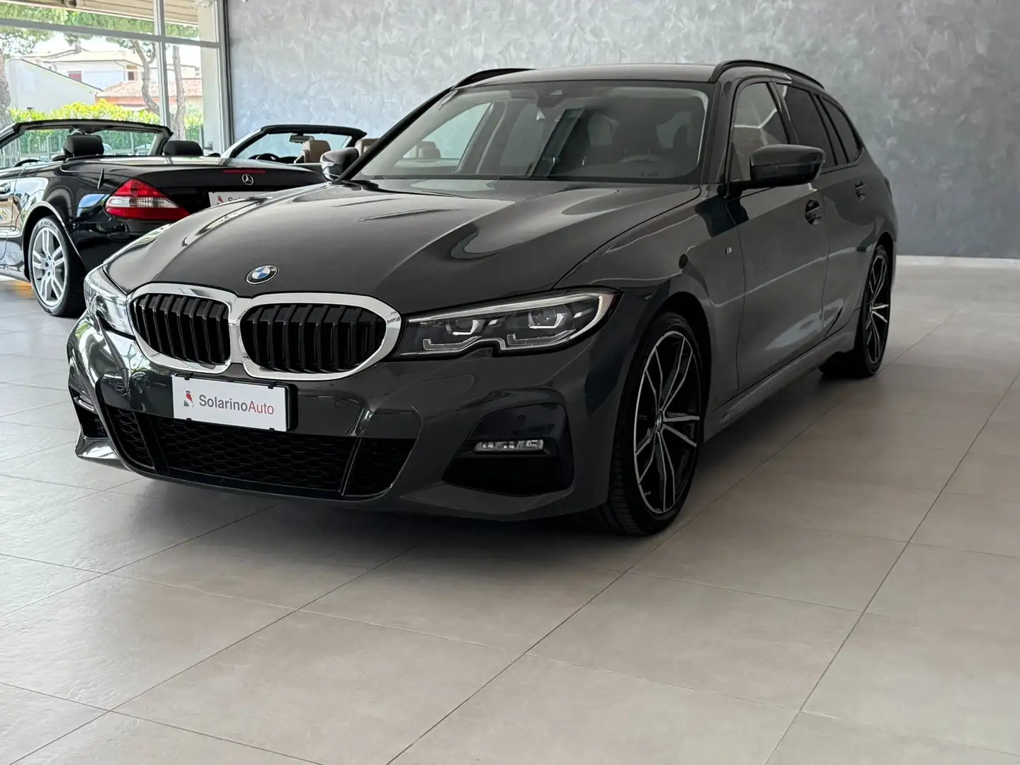 BMW 320 Serie 3 G21 320d Touring mhev 48V Msport auto Grigio - 2