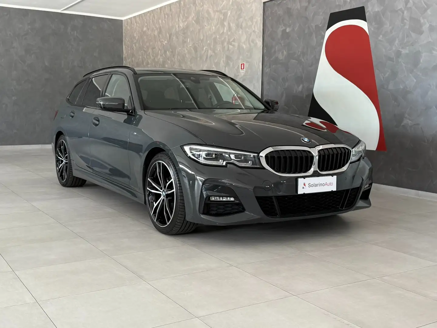 BMW 320 Serie 3 G21 320d Touring mhev 48V Msport auto Grigio - 1