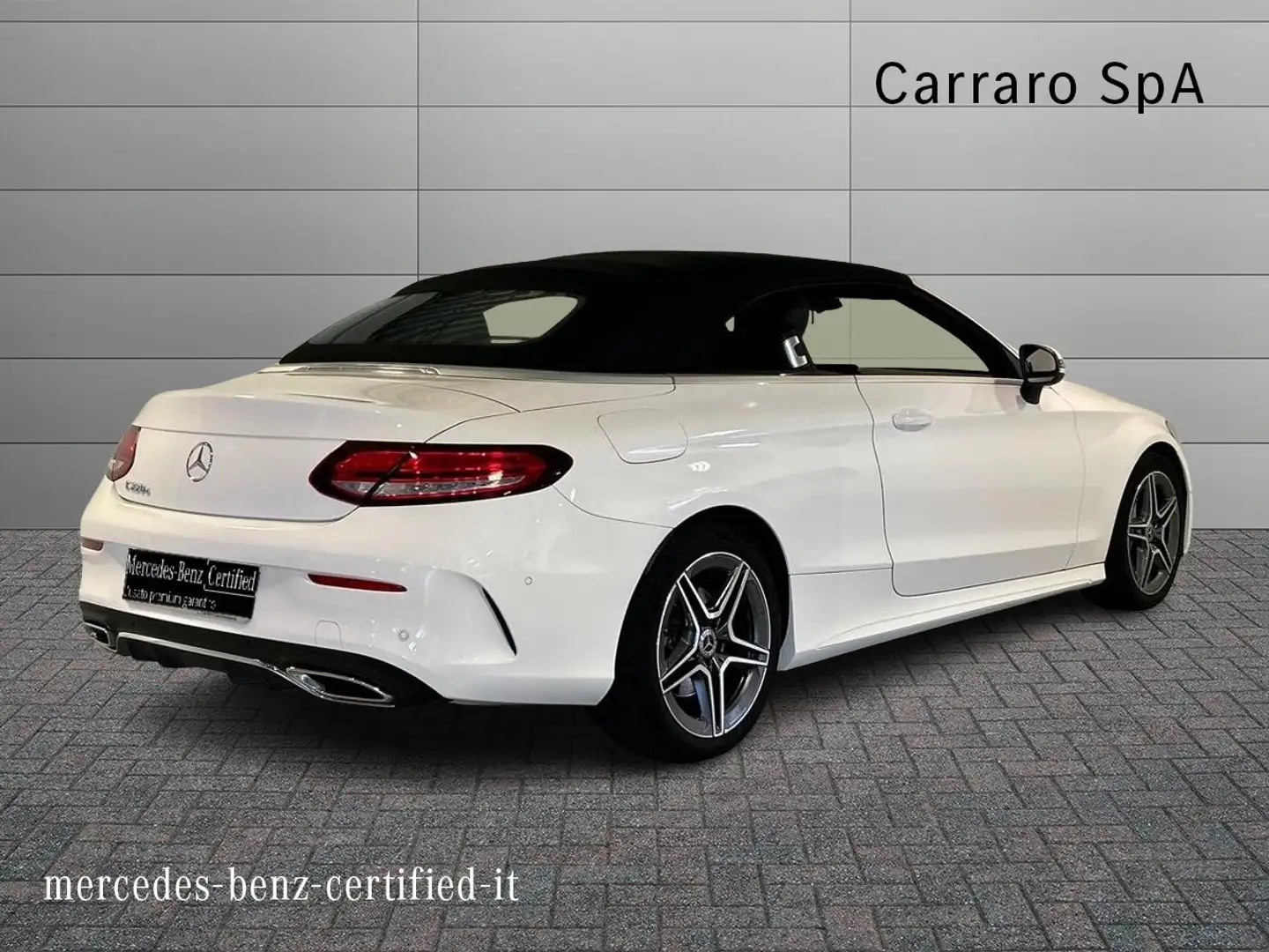 Mercedes-Benz C 220 - C cabrio 220d Premium auto Bianco - 2