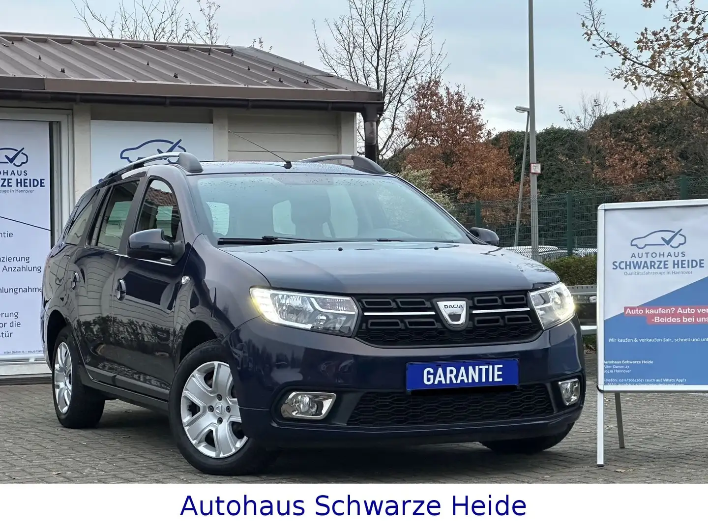 Dacia Logan Automatik*Kombi*LED*AHK*2-Hand*Klima*TOP Blau - 1