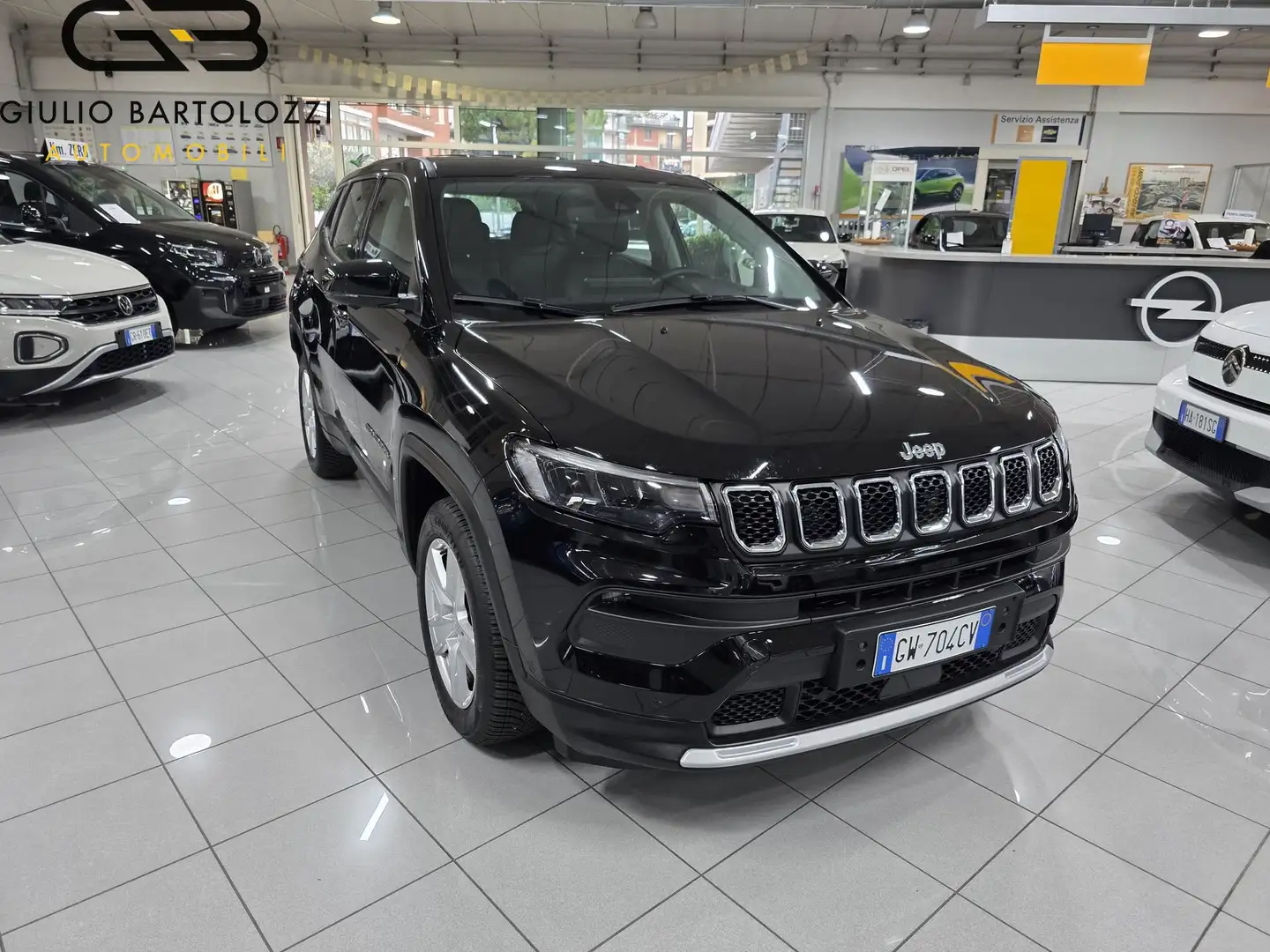 Jeep Compass Compass 1.5 Turbo T4 130 CV MHEV 2WD High Altitude Zwart - 1