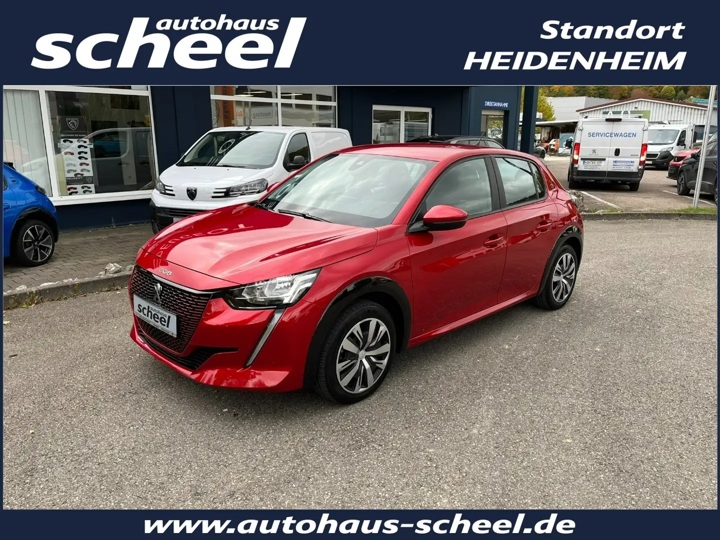 Peugeot 208 e- 136 (e-) e- Active KeyLess/KlimaA/AUT/LED Rot - 1