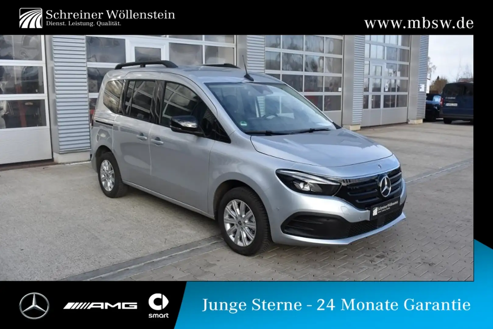 Mercedes-Benz EQT 200 Standard Ambi*MBUX*DAB*AUT*LED*Navi*RKam Silber - 1