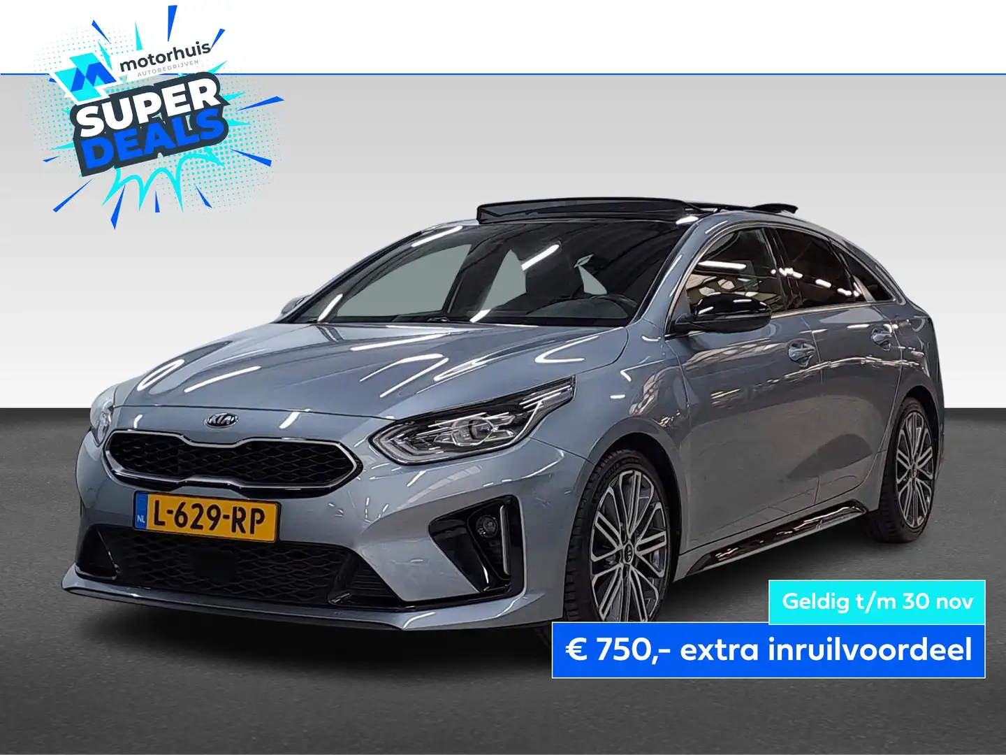 Kia ProCeed / pro_cee'd 1.5 T-GDI 160PK AUTOMAAT GT-LINE PLUSLINE NAVI LED Gris - 1
