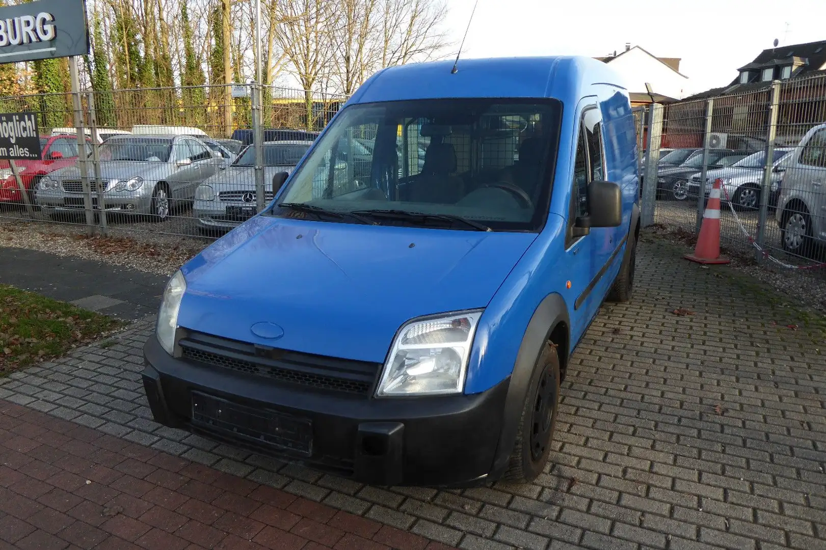 Ford Transit Connect Kasten lang/ Trenngitter/ TOP! Blau - 1