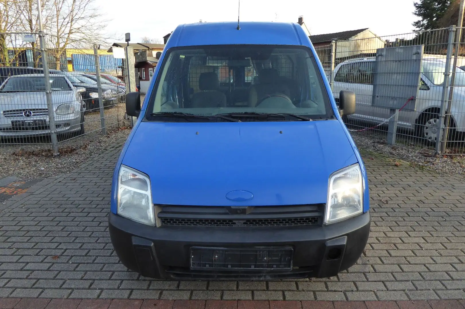 Ford Transit Connect Kasten lang/ Trenngitter/ TOP! Blau - 2