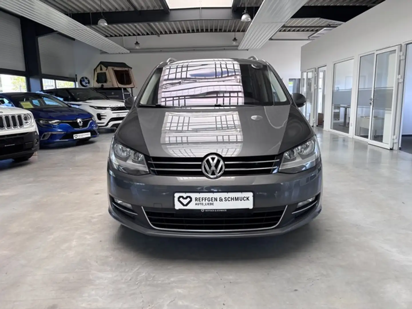 Volkswagen Sharan HIGHLINE DSG KLIMA+NAVI+ALCANTARA+ALU+TÜV Сірий - 2