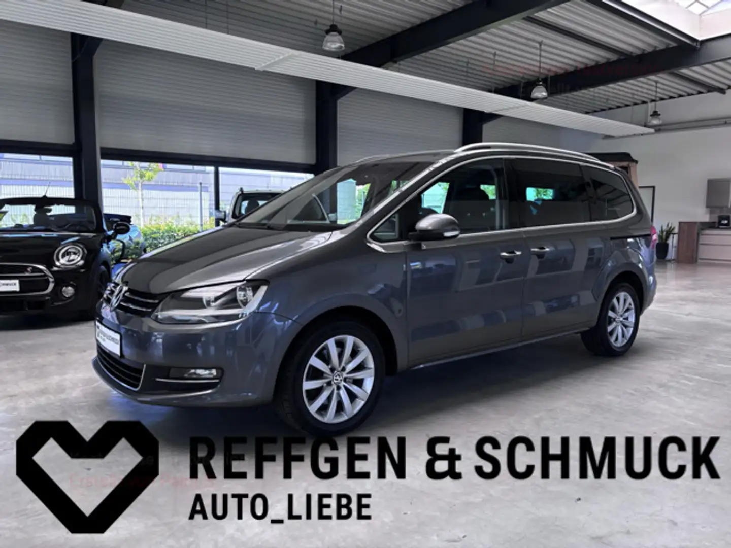 Volkswagen Sharan HIGHLINE DSG KLIMA+NAVI+ALCANTARA+ALU+TÜV Сірий - 1