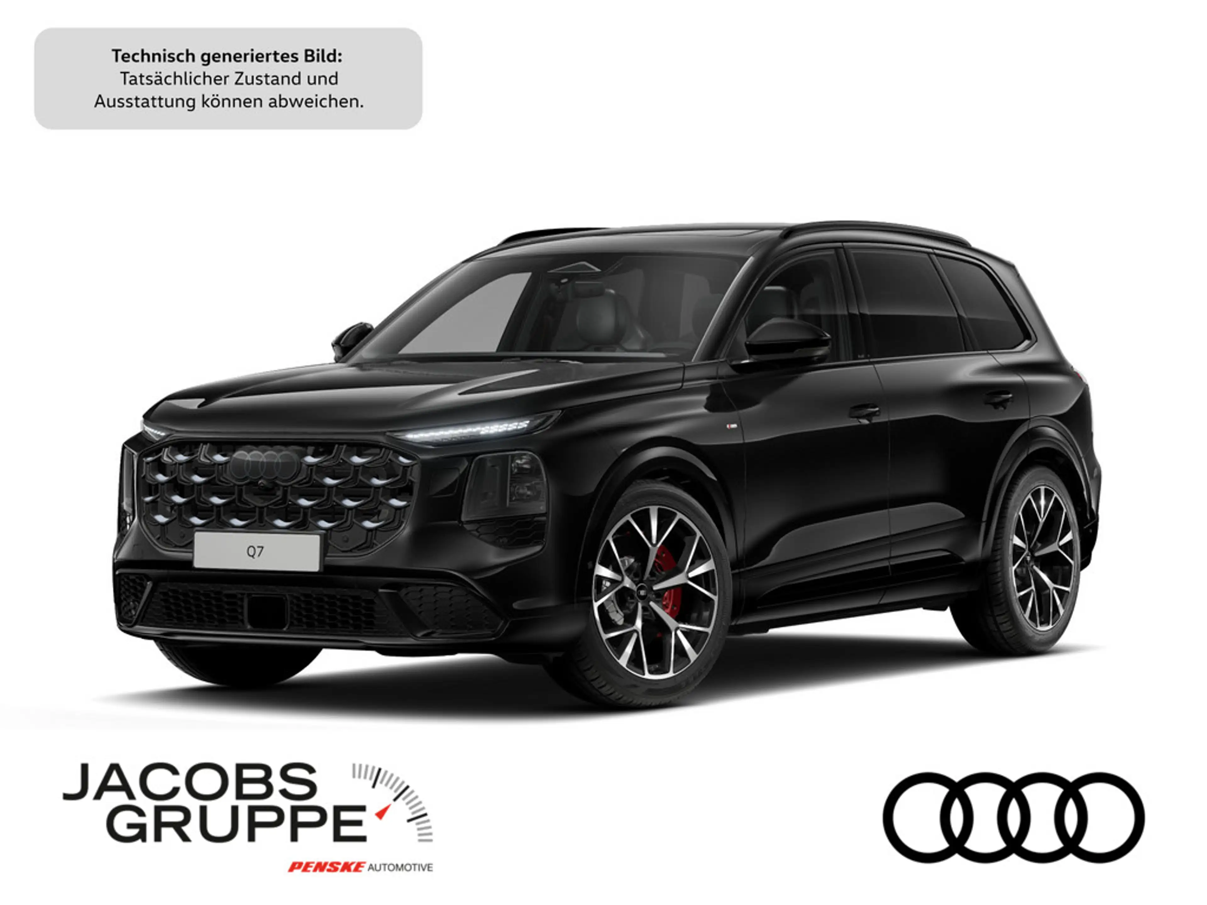 Audi Q7 TDI 2xS line/All Black/7-Sitze/Allradl./Digi Matrix/360°/Pano/HuD/ST