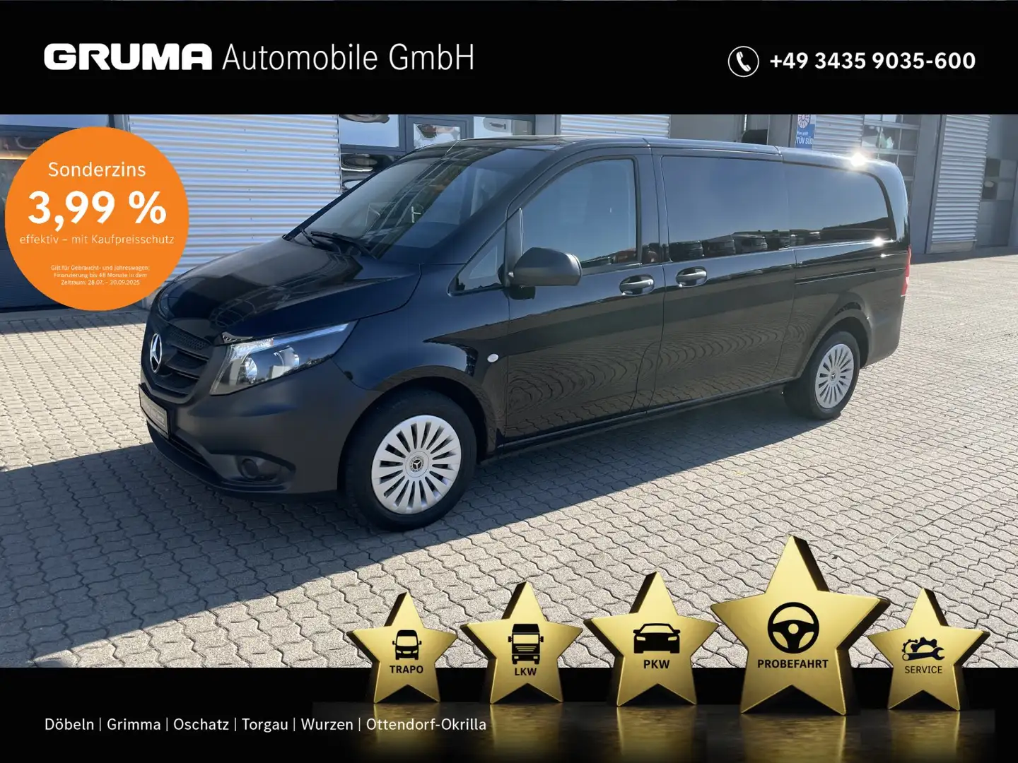 Mercedes-Benz Vito Vito 114 CDI Mixto Extral AUTOM.+KLIMA+DAB+RFK Noir - 1