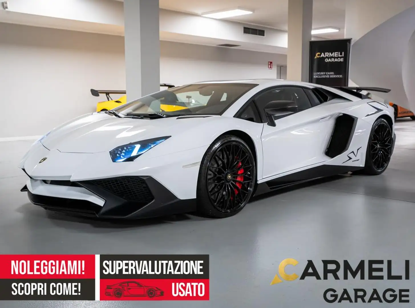 Lamborghini Aventador SV COUPE 6.5 V12 LP 750-4 -SCARICO CAPRISTO-FIRST Wit - 1