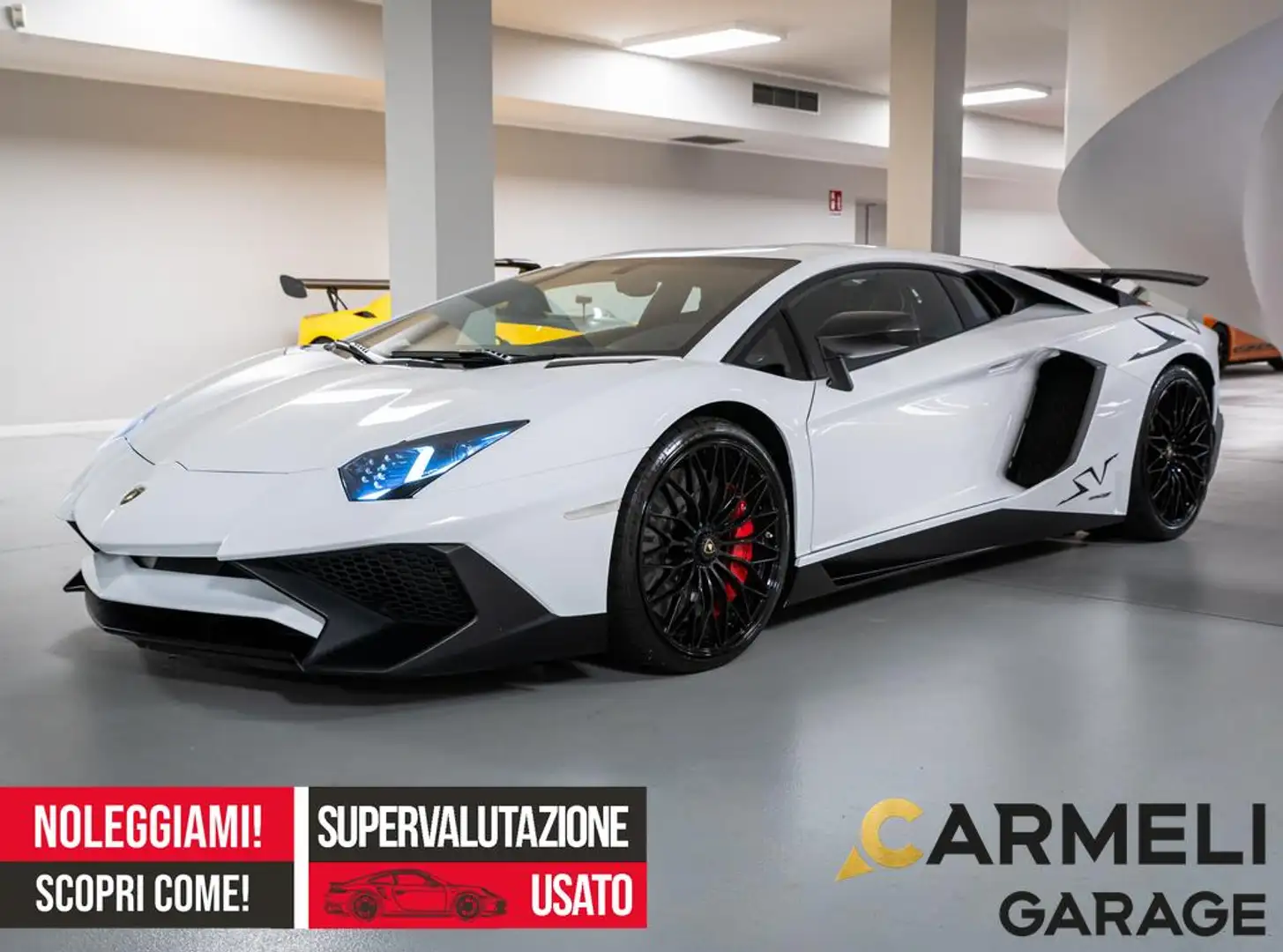 Lamborghini Aventador SV COUPE 6.5 V12 LP 750-4 -SCARICO CAPRISTO-FIRST Bianco - 1