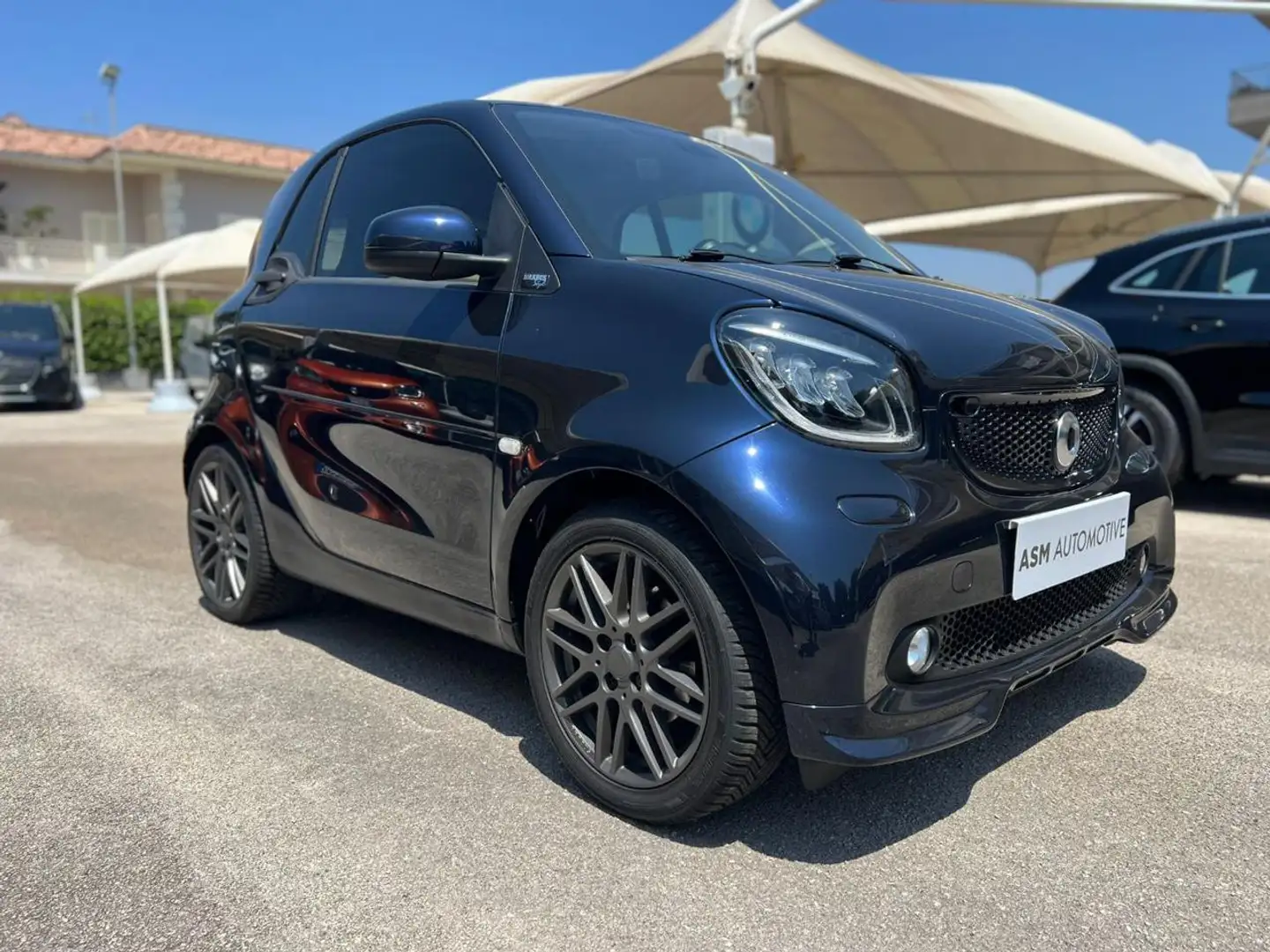 smart forTwo 90 0.9 Turbo twinamic Parisblue BRABUS Style Bleu - 1