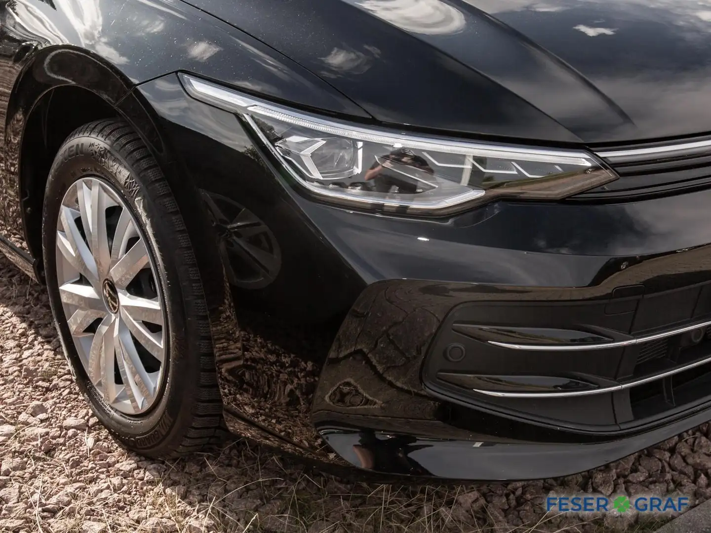 Volkswagen Golf VIII 1.5 eTSI Style DSG Matrix/HUD/NAVI/ACC/Kamera Schwarz - 2