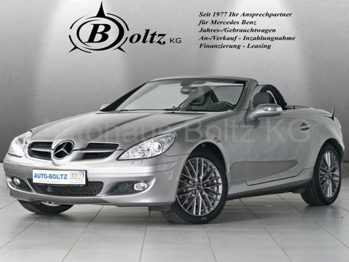 Mercedes-Benz SLK 280 Klima Navi BiX PTS ASC Leder Argent - 1