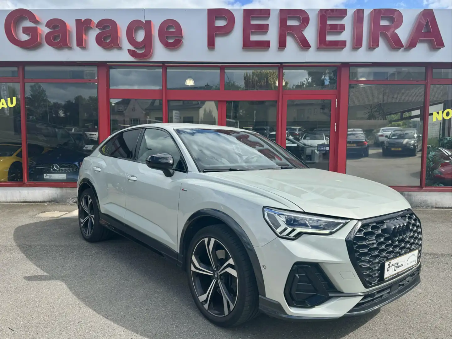 Audi Q3 SPORTBACK 40 TDI 190 QUATTRO 3X S-LINE CUIR NAVI 1 Gris - 1