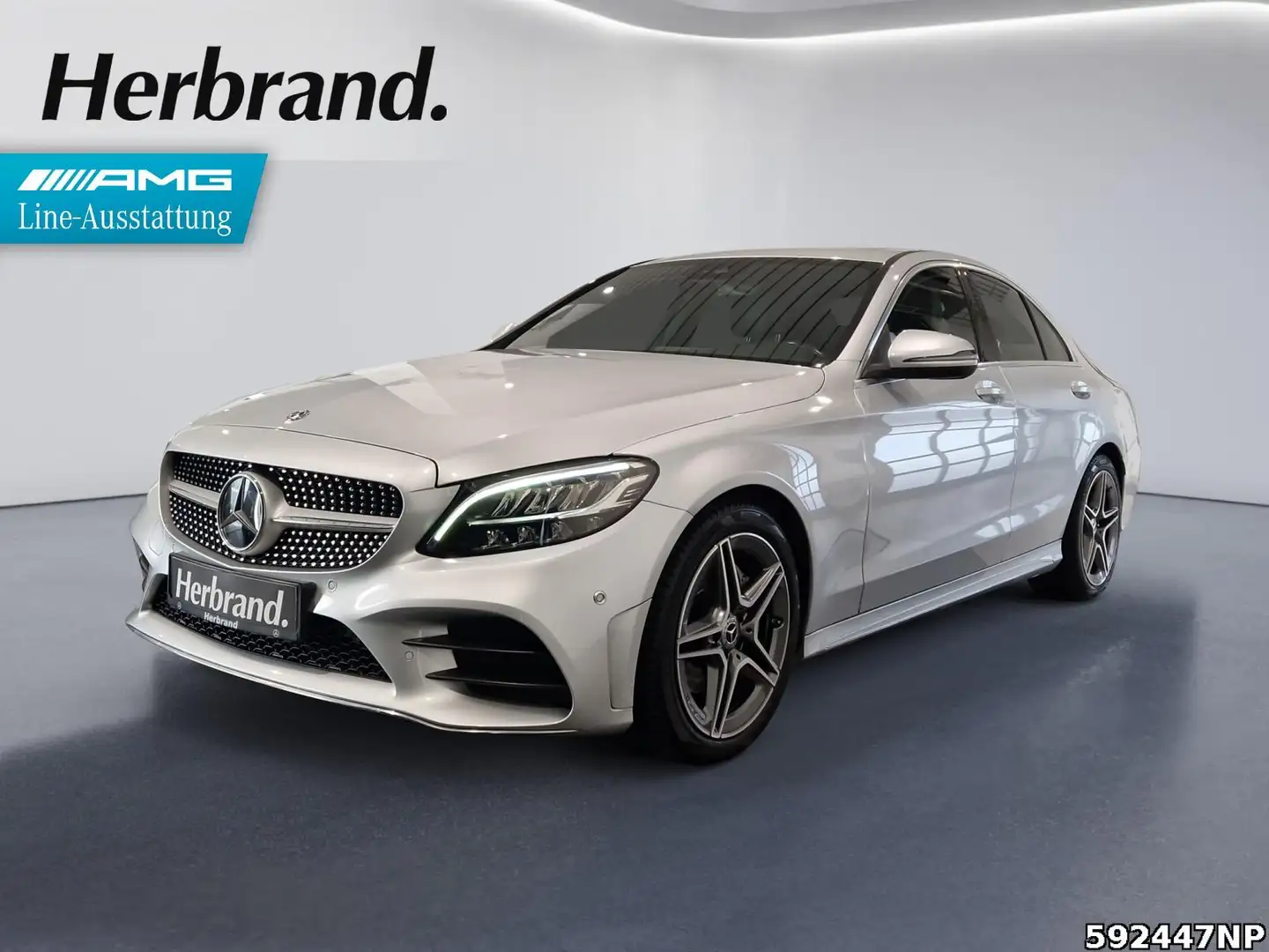 Mercedes-Benz C 180 AMG Distronic Schiebedach Ambi Silber - 1